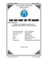 Tuyển dụng và biên chế nhân lực tại Công ty Cổ phần Vận tải Đường sắt Ratraco