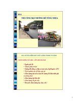 BÀI 6 THI CÔNG mặt ĐƯỜNG bê TÔNG NHỰA 