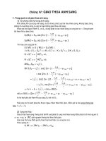 Nanophotonics - Chương 7-2-Giao thoa ánh sáng