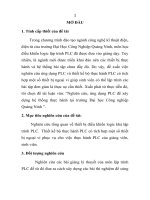 Nghiên cứu, ứng dụng PLC để xây dựng hệ thống thực hành tại trường đại học công nghiệp quảng ninh 