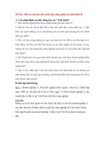 bài tập luật đầu tư