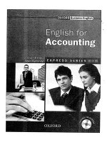 giáo trình Eng lish for accounting