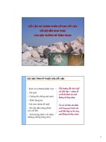 CỐT LIỆU và THÀNH PHẦN cơ hạt cốt LIỆU với độ bền KHAI THÁC của mặt ĐƯỜNG bê TÔNG NHỰA