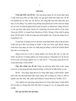 Ứng dụng mạng reservoir trong nhận dạng và điều khiển 