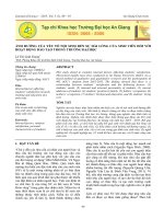 Ảnh hưởng của yếu tố nội sinh đến sự hài lòng của sinh viên đối với hoạt động đào tạo trong trường đại học