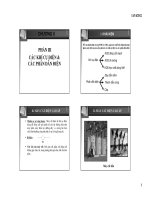 Bài giảng chương II các thiết bị chính trong nhà máy điện và trạm biến áp (phần 3)