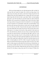 Hoàn thiện kế toán NVL ở công ty CP Khóa Việt-Tiệp