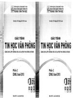 TIN HỌC VĂN PHÒNG EXCEL 2013 BẢN ĐÔI