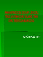 Quang phổ Laser - Ảnh hưởng của độ dày đến cấu trúc và tính chất quang, tính chất điện của màng ZnO