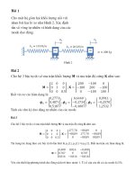 Bài tập địa chất công trình chương 3