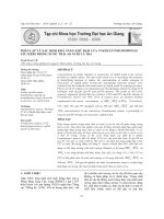 Phân lập và xác định khả năng khử đạm của vi khuẩn Pseudomonas stutzeri trong nước thải ao nuôi cá tra