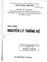 GIÁO TRÌNH NGUYÊN LÝ THỐNG KÊ NĂM 2009