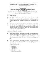 Tiêu chuẩn số 3 thẩm định giá Việt Nam