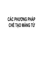 Vật lý màng mỏng -Chế tạo màng từ
