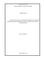 XÂY DỰNG THUẬT TOÁN và ỨNG DỤNG PHẦN mềm MATLAB   SIMULINK điều KHIỂN hệ TRUYỀN ĐỘNG BIẾN tần ĐỘNG cơ TRONG CÔNG NGHỆ cân BĂNG ĐỊNH LƯỢNG 