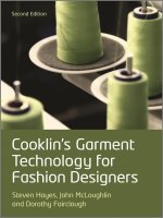 Cooklin''s Garment Technology for Fashion Designers - tài liệu ngành may thời trang
