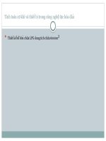 Thiết kế bể bồn chứa LPG dung tích chứa 6000m3