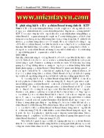 Quang phi tuyến - Sự phát sóng hài bậc hai của chùm Bessel trong tinh thể KTP