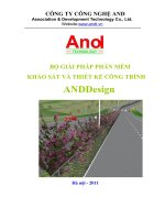 BỘ GIẢI PHÁP PHẦN MỀM KHẢO SÁT VÀ THIẾT KẾ CÔNG TRÌNH ANDDesign