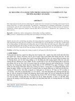 Sự hài lòng của giảng viên trong giảng dạy và nghiên cứu tại Trường Đại học An Giang