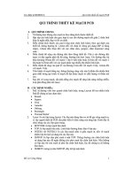 Quy trình thiết kế mạch PCB