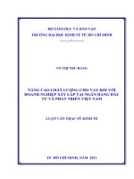 MỘT số GIẢI PHÁP NÂNG CAO CHẤT LƯỢNG đào tạo hệ TRUNG cấp CHUYÊN NGHIỆP TRÊN địa bàn THÀNH PHỐ hồ CHÍ MINH 