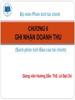 Các phương pháp ghi nhận doanh thu