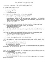 Câu hỏi trắc nghiệm về thuế full hay 