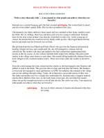 BÀI LUẬN TIẾNG ANH HAY   write a story that ends with i am amazed at what people can achieve when they are forced to 