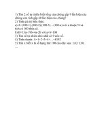 Đề nâng cao toán lớp 6