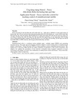 Proceedings VCM 2012 49 ứng dụng mạng neural – fuzzy