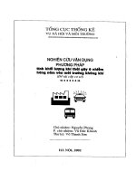Đề tài cấp cơ sở nghiên cứu vận dụng phương pháp tính khối lượng khí thải gây ô nhiễm hàng năm vào môi trường không khí