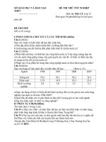 Đề thi thử tốt nghiệpTHPTmôn địa lý