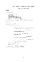 Thiết kế kết cấu thép nhà công nghiệp một tầng, một nhịp