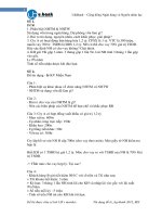 Đề thi vào ngân hàng Agribank - Khu vực miền nam - Vị trí Tín dụng Đề lẻ