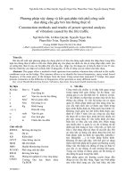 Proceedings VCM 2012 35 phương pháp xây dựng và kết quả phân tích phổ công suất