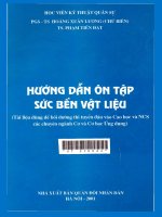 Tài liệu hướng dẫn ôn tập Sức bền vật liệu hay nhất (có bài tập, đáp án)