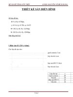 Thiết kế sàn điển hình