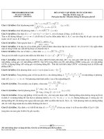 ĐỀ LUYỆN tập TUẦN 12 năm 2013 môn TOÁN lớp 12