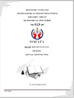 báo cáo vi xử lí 2 trường đại học sư phạm kỹ thuật Thành phố hồ chí minh