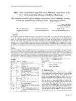 Proceedings VCM 2012 45 điều khiển ổn định thích nghi ISS cho ổ đỡ từ tích cực hai bậc tự do