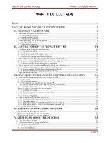 Thiết kế môn học nền và móng