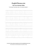 trace upper case big letters of the english alphabet 1 