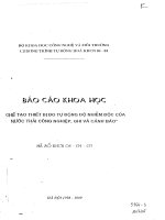 Báo cáo khoa học chế tạo thiết bị đo tự động của nước thải công nghiệp, ghi và cảnh bảo   viện kỹ thuật thiết bị