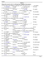 thi tham khảo tiếng anh lớp 9 (phần 1+2)