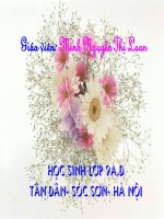 Giáo án bồi dưỡng ngữ văn 9 tiết 10 luyện tập sử dụng yếu tố miêu tả trong văn bản thuyết minh (3) 