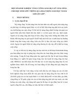 Một số kinh nghiệm  giáo dục kỹ năng sống cho học sinh lớp3 thông qua hoạt động giáo dục ngoài giờ lên lớp 