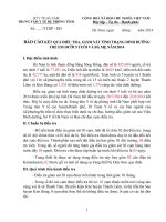 BÁO cáo kết QUẢ điều TRA, GIÁM sát TÌNH TRẠNG DINH DƯỠNG TRẺ EM dưới 5 TUỔI và bà mẹ năm 2014