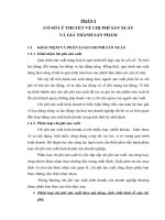 Tiểu luận phân tích tình hình thực hiện kế hoạch giá thành sản phẩm đất sét tại doanh nghiệp mỏ trúc thôn