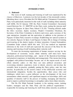 Managing the training activities of theoretical analysis at advanced level for cadres of ethnic minority peoples in ho chi minh national political academy in the current situation